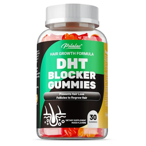 Transform Your Hair with DHT Blocker Gummies - Reduce Prostate Inflammation and Promote Hair Growth for Men