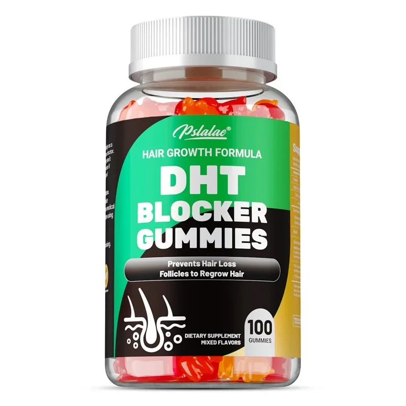 Transform Your Hair with DHT Blocker Gummies - Reduce Prostate Inflammation and Promote Hair Growth for Men