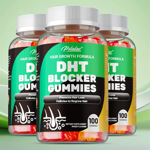 Transform Your Hair with DHT Blocker Gummies - Reduce Prostate Inflammation and Promote Hair Growth for Men